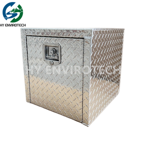 18"x18"x18" Aluminum Truck Tool Box used on Roll off truck from HY ENVIROTECH