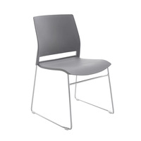 Chaise de conférence simple en plastique épaissi en forme d'arc, idéale pour les bureaux et les immeubles de bureaux - Meilleures ventes