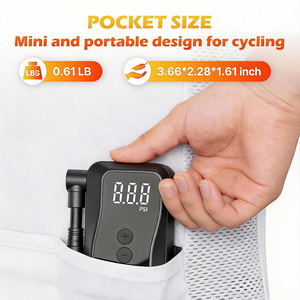 <span class=keywords><strong>Pompe</strong></span> à air électrique sans fil portable rechargeable pour vélo, taille <span class=keywords><strong>de</strong></span> <span class=keywords><strong>poche</strong></span>, 150 PSI, mini <span class=keywords><strong>pompe</strong></span> à air pour vélo <span class=keywords><strong>de</strong></span> route - Product Image 3