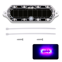 Feu de signalisation stroboscopique LED universel pour grille de voiture, clignotant anti-collision arrière pour moto, vélo et véhicule électrique
