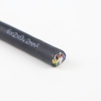 Cable de Alimentación para Motor Servo Robótico, Personalizado ODM, Industrial, Resistente al Aceite y al Desgaste, Flexible, de 0.1 a 0.8 mm