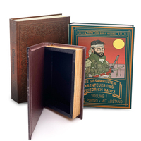 Scatole Decorative a Forma di Libro Finto con Chiusura Magnetica, Stile Vintage, Personalizzabili e Stampate, per Imballaggio e Conservazione