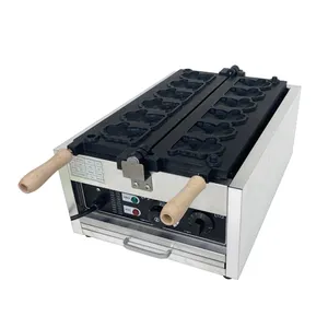 18 kg gewerbe Dinosaurier-Waffelkuchenmaschine doppelseitige Heizung Dinosaurier-Waffelmaschine Waffel backen Eisenplatte