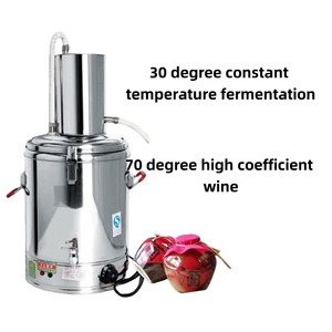 Equipo de Elaboración de Cerveza de 30L, Destilador de Alcohol, Destilador de Agua y Vino de Acero Inoxidable 304 para Uso Doméstico y en Restaurantes - Product Image 4