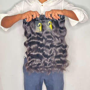 Extensiones de Cabello Humano Remy Indio al por Mayor, Rizado Natural/Ondulado Profundo/Ondulado Corporal, Cutícula Alineada, Doble Trama a Máquina, Todos los Colores - Product Image 1