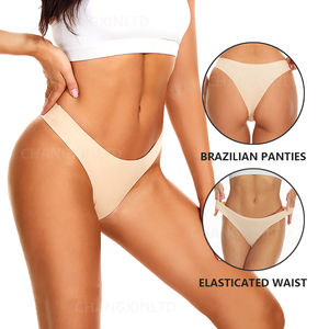 Intimo da Donna di Alta Qualità 2024 Slip Bikini in Spandex Comodi Morbidi Senza Cuciture Sexy <span class=keywords><strong>Brasiliana</strong></span> a Vita Bassa per Donna - Product Image 3