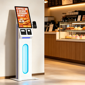 New Arrival Self Order Touch Screen Display With Pos Payment <b>Printer</b> <b>Scanner</b> Machine Ordering Kiosks Stand Kiosque De Commande - Product Image 1