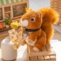 17cm 25cm 30cm Simulation Peluche Écureuil Jouet En Gros Réaliste Écureuil Peluche Jouet Anniversaire Nouvel An Cadeaux pour Enfants
