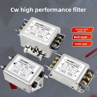Filtre de ligne électrique monophasé SNXRON EMI 220V CW3 AC CW4L2-10A Purificateur à deux étages Anti-interférences 20A/30A Fabriqué en Chine