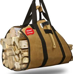 Sac de transport pour bûches de bois, échantillon gratuit, pour Oxford, grand, robuste, en bois, pour le camping et les bûches de bois d'intérieur - Product Image 1