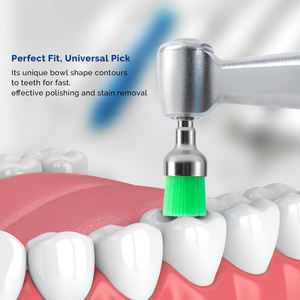 100 Pezzi Spazzole Dentali Monouso in Nylon con Attacco a Scatto, Piatte e Coniche, per Lucidatura e Cura Dentale - Product Image 4