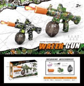 Nuova Pistola ad Acqua Elettrica Potenziata a Lunga Gittata con Spray e LED per Giochi Estivi in Piscina per Bambini e Adulti - Product Image 6