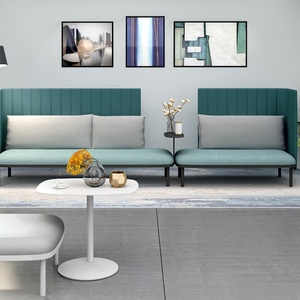 Canapé de bureau MIGE 2019 au design moderne, ensemble de canapés pour salon et bureau, canapé de détente avec accoudoirs en tissu, mobilier de bureau - Product Image 2