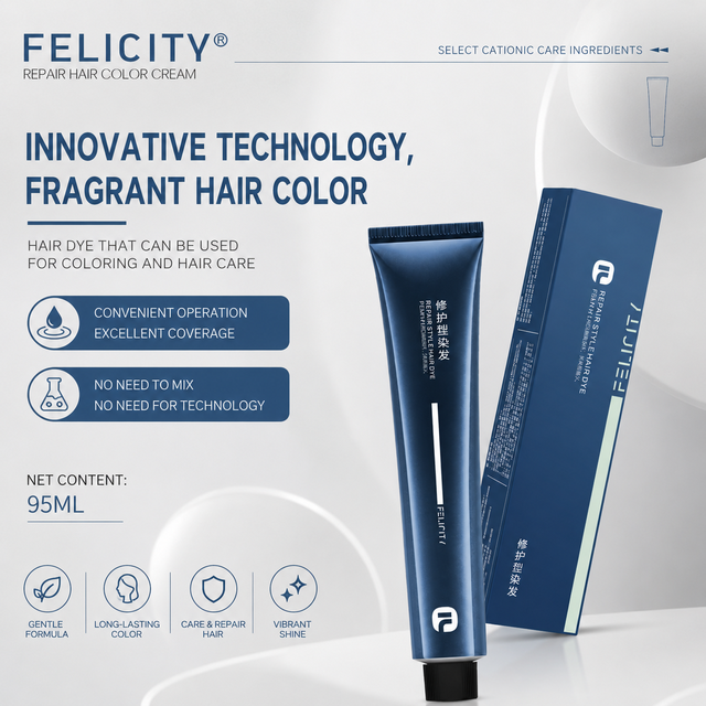 Salon Beauty Professional Hair Color Cream Natural Permanent Ammonia Free Dye Cream