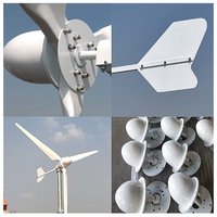 Générateur d'éolienne horizontale 5kw 2kw 24V 48V 96V Dynamo magnétique à énergie libre forte puissance 220v sortie onduleur pour la maison