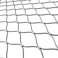 Filet de sécurité tissé générique en acier inoxydable 304 – Maille métallique à tissage uni pour escaliers, balcons, jardins – Prévient les chutes