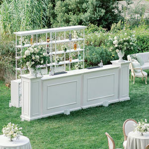 مخصص PVC معدن شريط الكوكتيل محطة مشروبات متنقلة لحفلات الزفاف وحفلات الاستقبال - Product Image 2