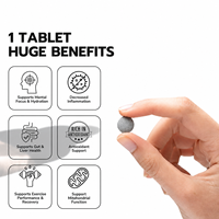 Tabletas de Hidrógeno Molecular para Dropshipping, Potenciador Antioxidante del Agua, Suplemento Disoluble sin Sabor, OEM ODM