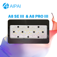 AIPAI A8 Série III Éclairage LED pour aquarium marin à spectre complet, contrôle WiFi via application, mode lumière de lune, pour coraux SPS LPS et poissons