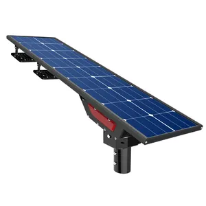Led Solar Street Light Road- Large Solar Charging Panel Outdoor With IP66 Waterproof Remote Control 100w AC IP65 70 Road 30000