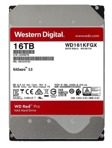 Disque dur interne 16 To <span class=keywords><strong>Red</strong></span> Pro NAS WD161KFGX 7200 RPM Classe SATA 6 Gb/s Cache 256 Mo Disque dur interne 3.5 pouces pour application serveur - Product Image 2