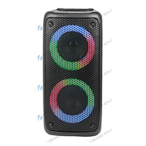 Altavoces Recargables para Fiestas KTS-1266 con Luces LED <span class=keywords><strong>de</strong></span> Colores Cambiantes, Doble Altavoz <span class=keywords><strong>de</strong></span> 4 Pulgadas - Product Image 1