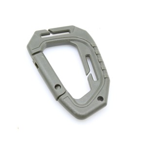 Mousqueton tactique Offre Spéciale porte-clés en plastique polymère dur mousquetons escalade D anneaux léger ressort Snap Gear Clip - Product Image 4