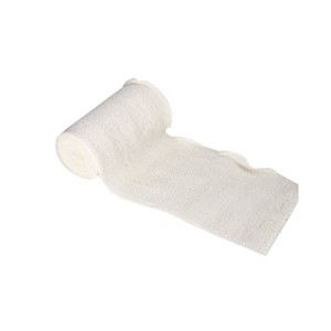 Fourniture directe de bandages élastiques en spandex blanc uni, équipement de protection élastique pour poignets et chevilles, entraînement sportif et - Product Image 1