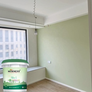 Emulsión de látex acrílico para pared de construcción, pintura para sala de estar/dormitorio con aplicador de rodillo, Material de dióxido de titanio - Product Image 6