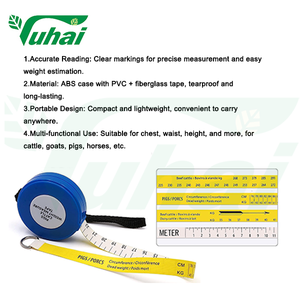 खुदरा उद्योगों के लिए पशु सुअर को मापने के लिए पशु सुअर को मापने के लिए कस्टम रिट्रेटेबल टेप उपाय - Product Image 3