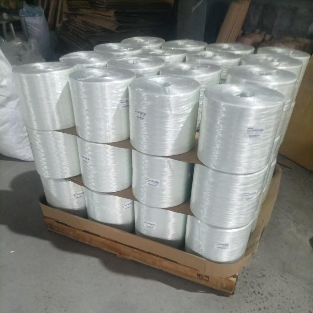 Электронное стекло 2400/4800tex, китайская плетеная прямолинейная Стекловолоконная пряжа