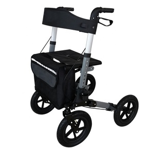 Foldable Lightweight Aluminum Medical Outdoor/Indoor <strong>Walker</strong> Rollator <strong>Seat</strong> <strong>for</strong> Adults 136kg Capacity RAPID RL16B ISO/CE Certified - Product Image 1