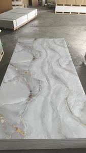 Ticari ofis banyo duvar kaplama için Diwo uv-tedavi mermer duvar panelleri sahte mermer tasarım - Product Image 3