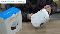 Masseur de mains 3D ondulé à chaleur Pinrenen ST-D15, moteur puissant, 3 modes, 3 niveaux d'intensité, 2 réglages de chaleur, panneau large, facile à utiliser