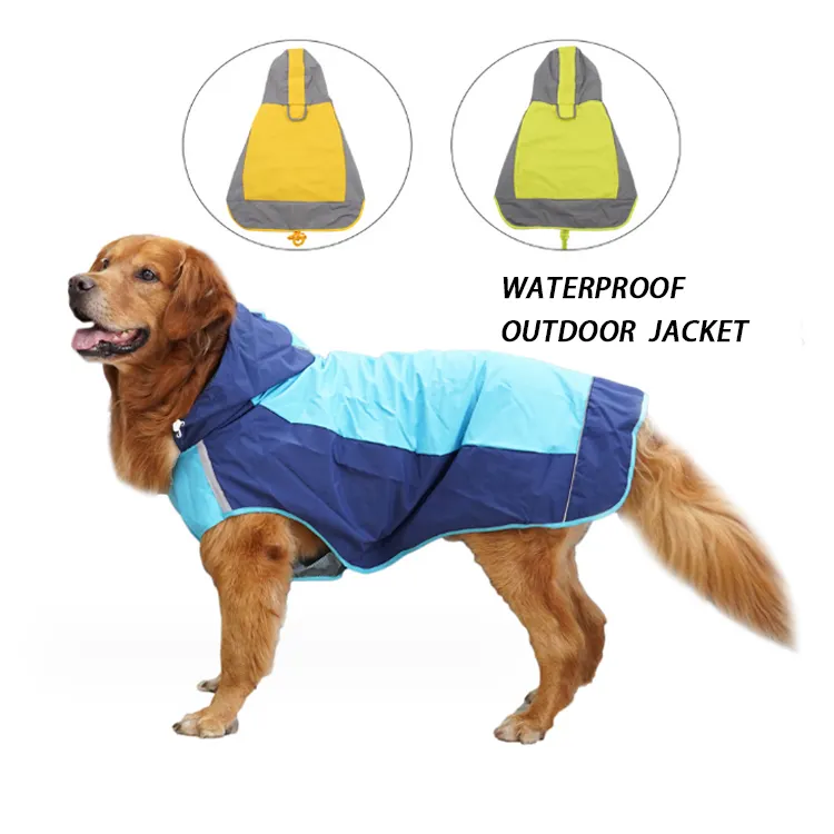 Jaket anjing jalanan tinggi mewah wajib dimiliki untuk berjalan anjing Anda di hari hujan bahannya aman jangan ragu untuk menggunakannya