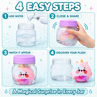 Peluche surprise à révéler dans un pot – Adorable animal fruité à secouer et à découvrir – Styles variés pour cadeaux d'enfants