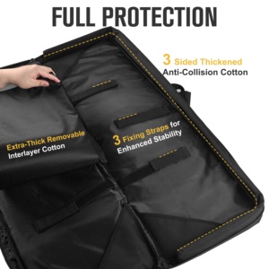 Kinghardcase - Bolsa <span class=keywords><strong>de</strong></span> Nailon 1000D con 4 Métodos <span class=keywords><strong>de</strong></span> Transporte, Bolsa Doble para Rifles, Estuche Blando para <span class=keywords><strong>Armas</strong></span> Largas con Sistema MOLLE - Product Image 3