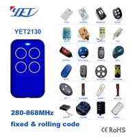 YET2130AIO Télécommande universelle étanche multi-fréquence 280~868mhz, clonage automatique, code ouvert, duplicateur RF, télécommande pour porte de garage