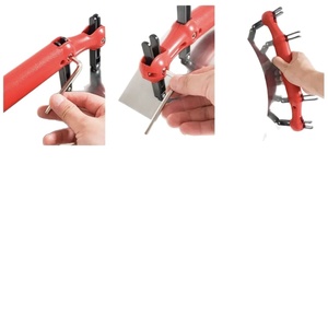 Truelle à Main Réglable Dix-Huit Monstres, <span class=keywords><strong>Grattoir</strong></span> à Mastic et Couteau à Enduire, Outil de Finition pour Maçonnerie avec Lame en Acier Inoxydable et Manche en Bois - Product Image 5