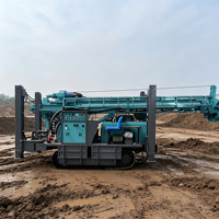 Machine de forage professionnelle pour eaux souterraines, foreuse à air pour puits, équipement de forage pour la construction de sondages, applications géothermiques et d'eau potable rurale