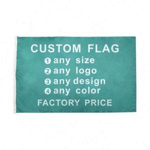 Bandera Blanca Personalizada 100% Poliéster con Impresión de Logotipo Rojo y Azul 3*5 Pies para Aficionados al Deporte al Aire Libre, Bandera de Alemania para la Copa de Europa - Product Image 3