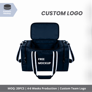 <span class=keywords><strong>Bolsa</strong></span> de Entrenador de Hockey Personalizada, Resistente y de Lujo, para Club Deportivo, de PVC Impermeable, con Cierre de Nailon SBS, Asa Suave, Gran Capacidad, Alta Calidad - Product Image 6