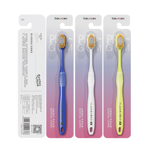 Sakura Wide <b>Head</b> Soft Bristle <b>Toothbrush</b> For Adults Gum Care Manual <b>Toothbrush</b> - Product Image 5