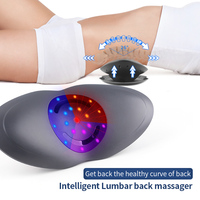 Phenitech Appareil de traction lombaire électrique avec airbag dynamique Étirement du dos Massage du dos par vibration portable