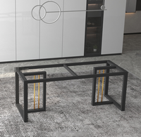 Support de table moderne en fer STG, cadre de table à manger, panneau trépied en métal pour table basse, bureau, salon, hôtel