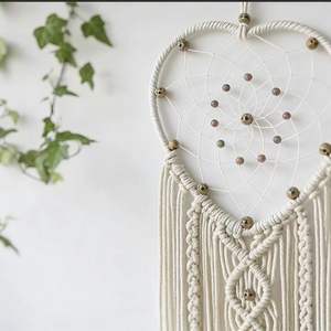 Atrapasueños Nórdico Creativo para Colgar en la Pared, Tapiz Tejido de Lino, Decoración para Sala de Estar o Dormitorio, Regalo de Cumpleaños o Aniversario - Product Image 5