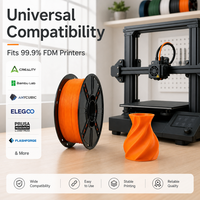 Filament d'imprimante 3D PLA, vente directe usine, enroulement soigné, 1,75 mm ±0,02 mm de tolérance, tiges en plastique PLA pour impression 3D