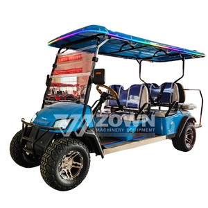 Carrito de Golf Eléctrico de 4 Plazas Directo de Fábrica, Motor de CA de 48V 4kW, Diseño de Lujo, Altavoz, Luz LED, para Comunidades - Product Image 5