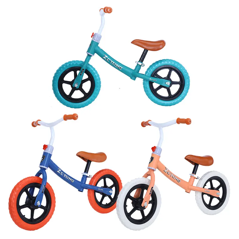 Goede Kwaliteit Goedkope Magnesiumlegering Kind Enkele Snelheid Geen Pedaalfiets 12Inch Kids Balansfiets