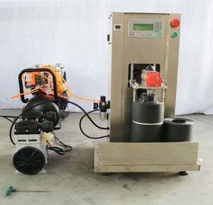 เครื่องปิดฝาขวดแบบกึ่งอัตโนมัติแบบตั้งโต๊ะสองสถานี - Product Image 3